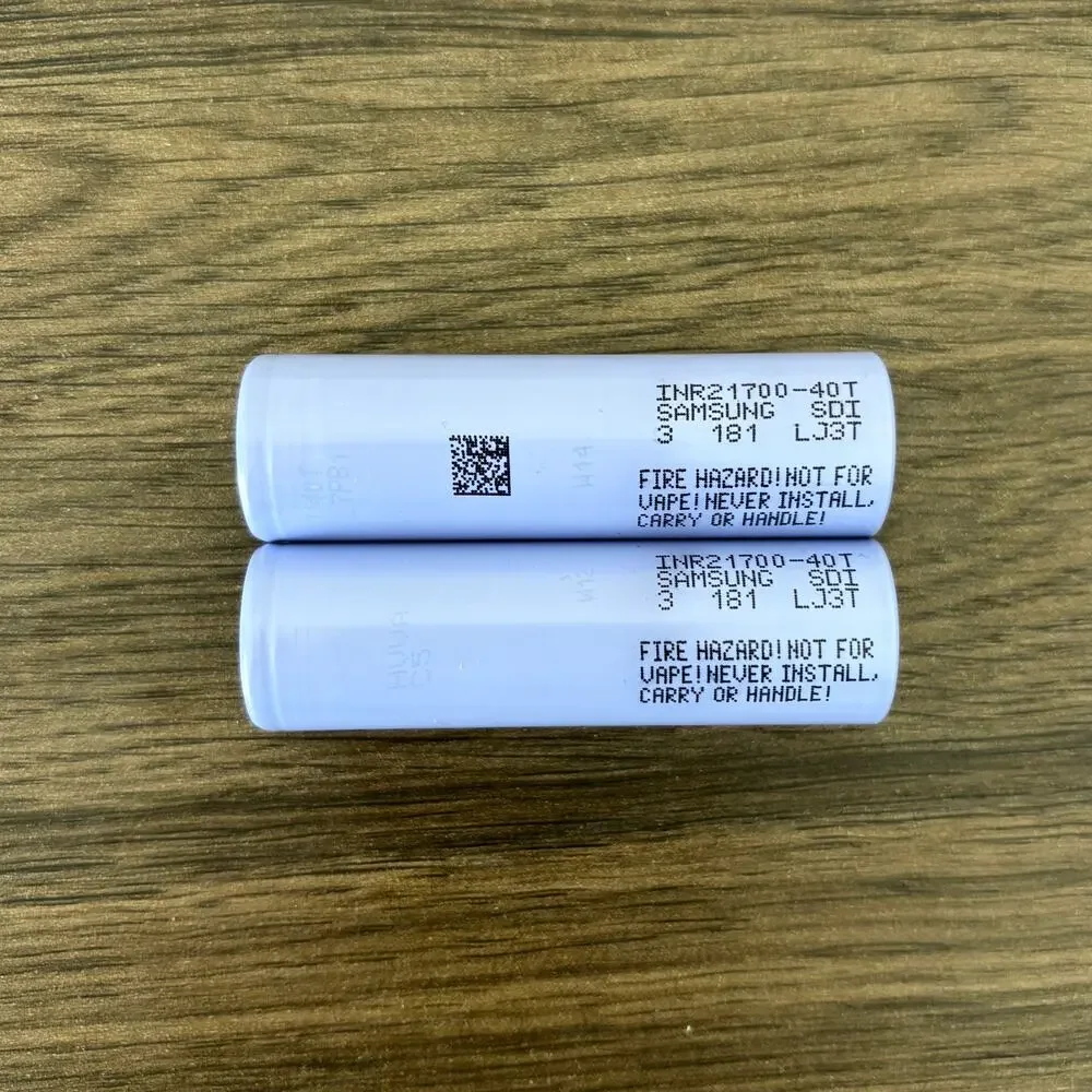 Samsung 21700 Batteries Rechargeable 5000mAH 3.7V Flat Top - Pack of 2